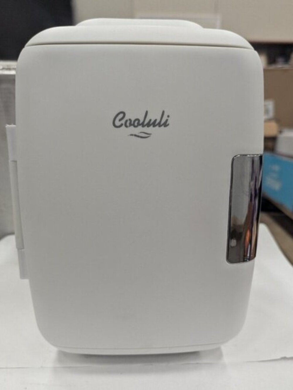 Cooluli Mini Fridge 4L/6 Can Portable Cooler & Warmer - White, AC/DC/USB
